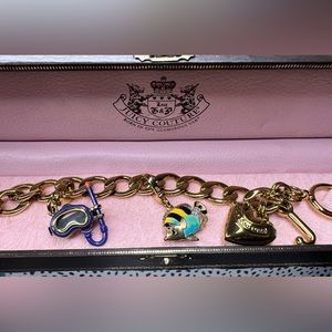 Juicy Couture Vintage Charm Bracelet Rare Charms